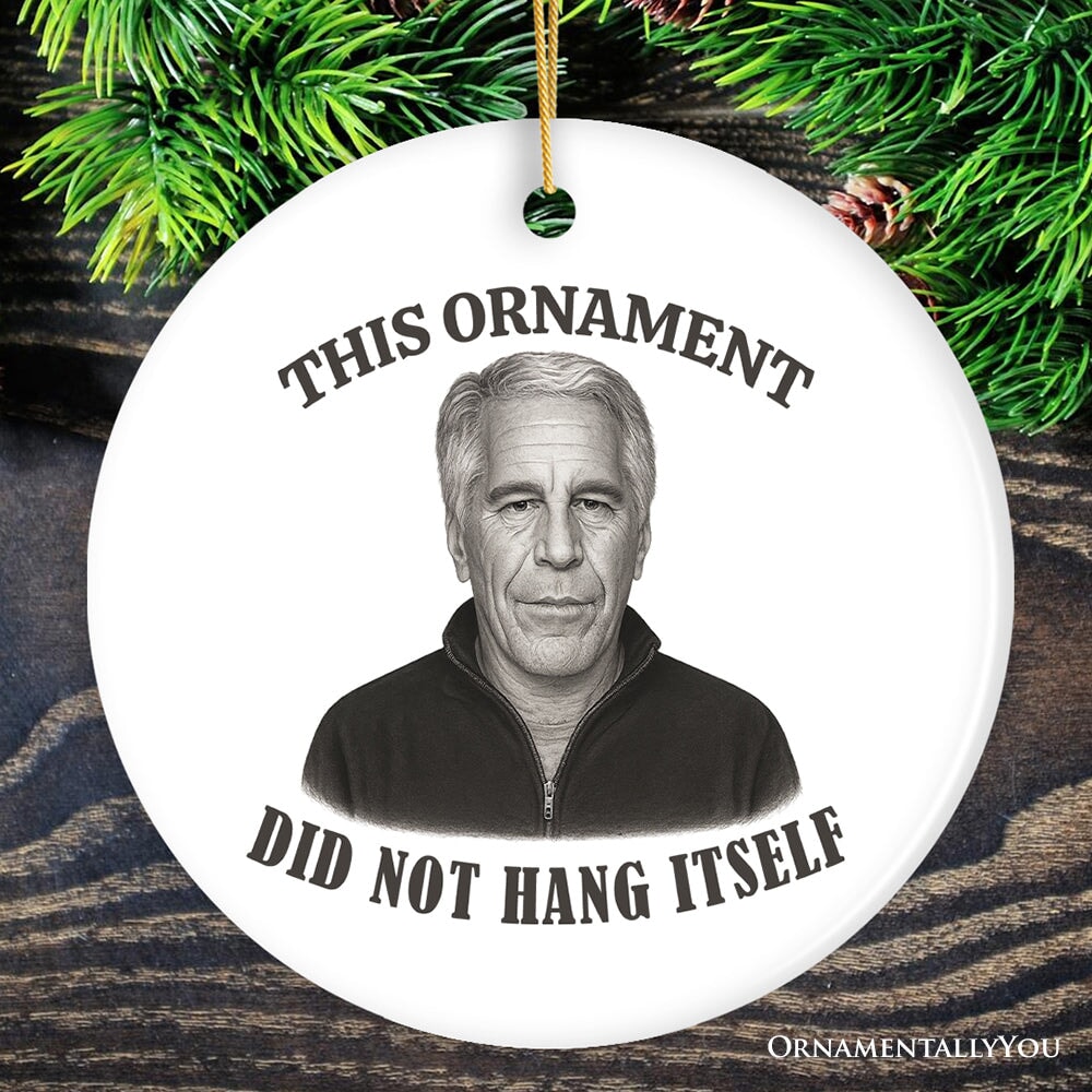 Funny Christmas Meme Party Gift Ornament, Secret Santa and White Elephant Gift