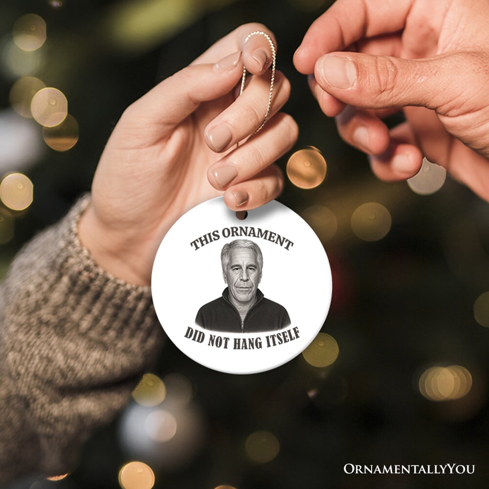 Funny Christmas Meme Party Gift Ornament, Secret Santa and White Elephant Gift