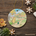 A True Friend Makes Adventures Worthwhile Ornament, Pooh Bear's Heartwarming Quote Christmas Keepsake