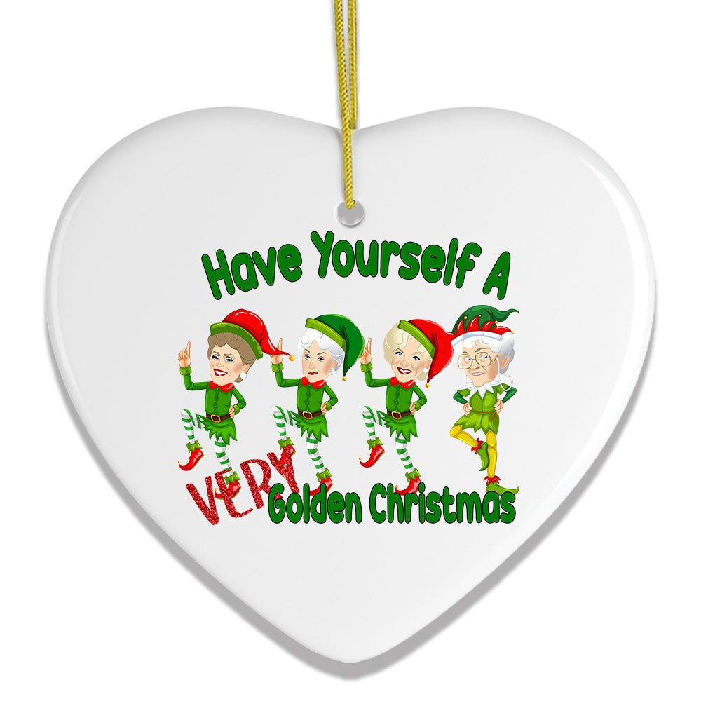 Have Yourself a Very Golden Christmas Ornament